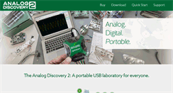 Desktop Screenshot of analogdiscovery.com