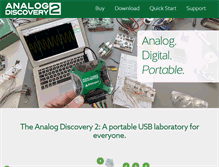 Tablet Screenshot of analogdiscovery.com